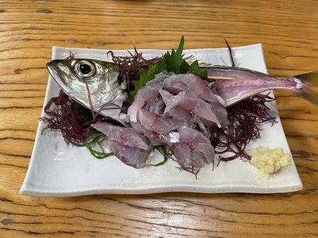 鯵の刺身 鯵の刺身 鯵の刺身,鯵,アジの写真素材