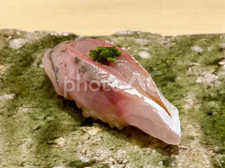 寿司　アジ　鯵 寿司,すし,アジの写真素材