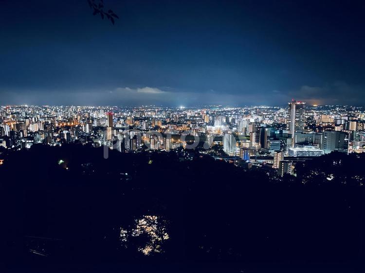 街並みの夜景 夜景,夜の街,市街地の写真素材