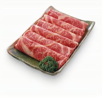 すき焼き用薄切り牛肉 すき焼き用薄切り牛肉の写真
