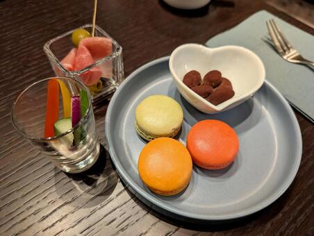 野菜スティック 生ハムとオリーブ お菓子 生ハム,野菜スティック,オリーブの写真素材