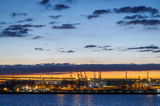 横浜 大桟橋,横浜,横浜港の写真素材