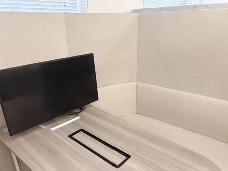 Desk with monitor, JPG