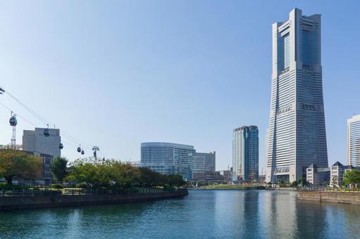 横浜・みなとみらいの風景の写真