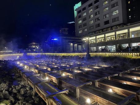 草津温泉の夜景14 草津温泉の夜景14の写真
