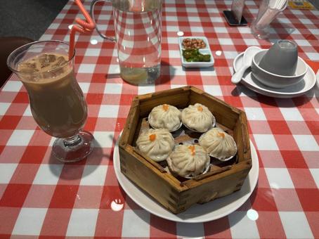 香港料理 香港料理 香港料理,香港,ミルクティーの写真素材