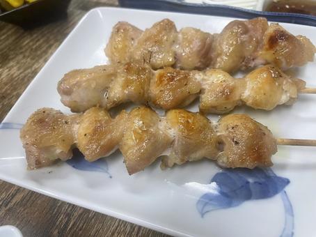 ぼんじり ぼんじり,焼き鳥,串の写真素材