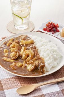 シーフードカレー シーフードカレーの写真