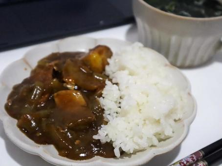 Photo, curry, curry and rice, supper, 