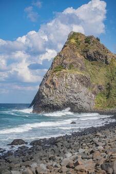 海岸沿いから眺める海の景色 海,海岸,海岸沿いの写真素材