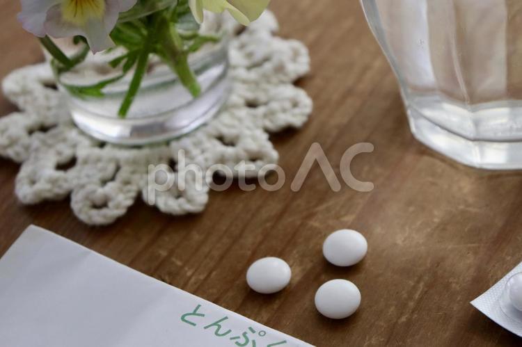 お薬と水 薬,お薬,サプリメントの写真素材