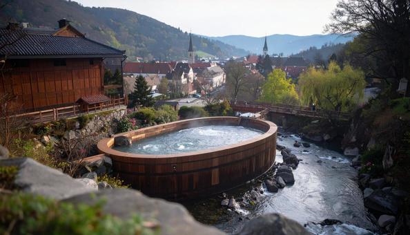 露天風呂の写真