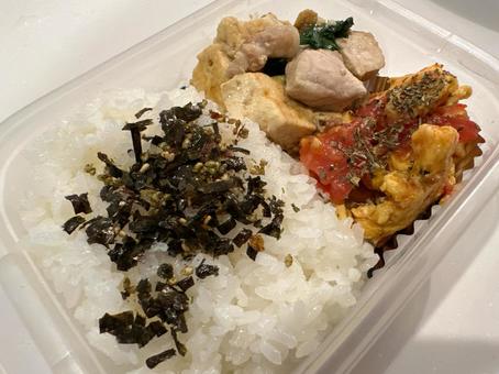 Photo, box lunch, lunch, rice, 