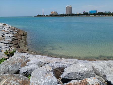 Photo, araha beach, beach, sea, 