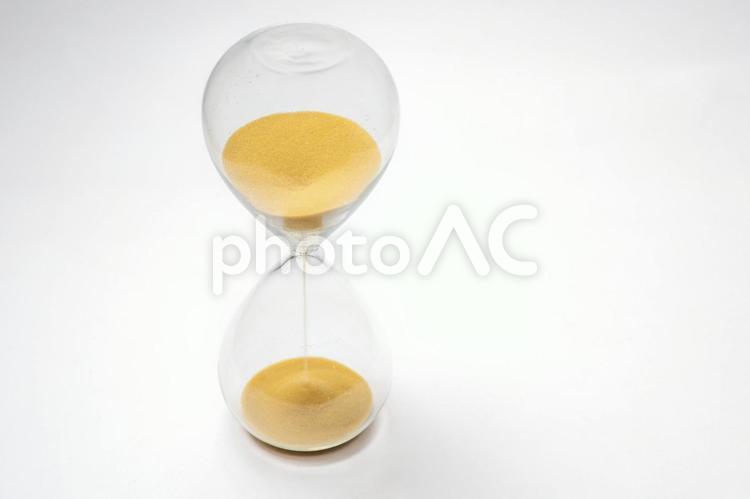 時の流れを刻む砂時計 砂時計,時計,すなどけいの写真素材