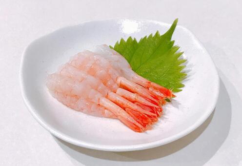 甘海老刺身 甘海老刺身,甘エビ,甘海老の写真素材