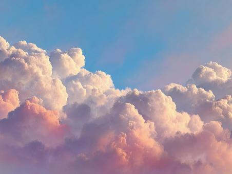 グラデーションが美しい幻想的な空 グラデーションが美しい幻想的な空の写真