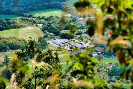 三瓶山の風景 しまね,登山,浸食の写真素材