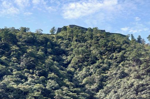 島根県-森鴎外旧宅付近-津和野城跡 津和野城,城,城跡の写真素材