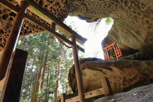 山寺の奥の垂水遺跡 自然,観光地,観光の写真素材