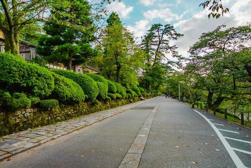 【石川】兼六園 文化財指定庭園 兼六園,文化財指定庭園,庭園の写真素材