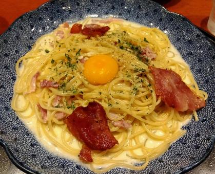 Photo, carbonara, pasta, spaghetti, 