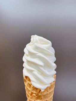 ソフトクリーム ソフトクリーム,アイスクリーム,食べ物の写真素材