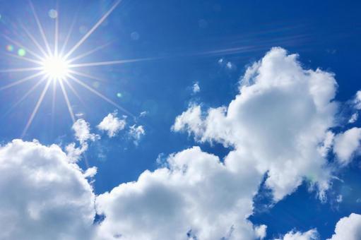 夏の太陽 夏の太陽の写真