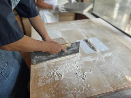 そば打ち体験 そば打ち体験 蕎麦打ち体験,蕎麦打ち,そば打ちの写真素材