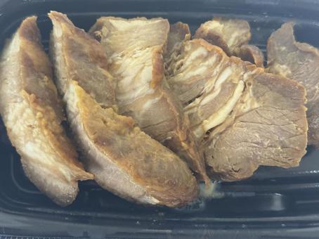 チャーシュー チャーシュー チャーシュー,お肉,美味しいの写真素材
