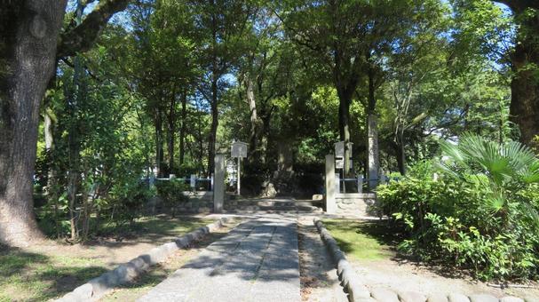 志賀城 平手政秀邸跡 志賀城 平手政秀邸跡 平手政秀邸跡,平手政秀邸址,平手政秀宅跡の写真素材