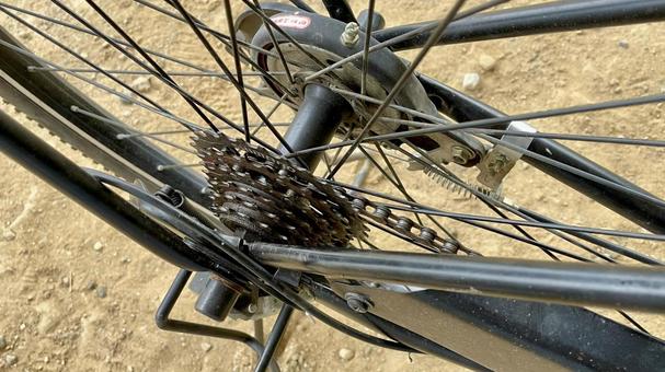 自転車NM01 自転車NM01 自転車,チェーン,外れの写真素材