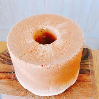 シフォンケーキ シフォンケーキ,プレーンシフォン,ケーキの写真素材