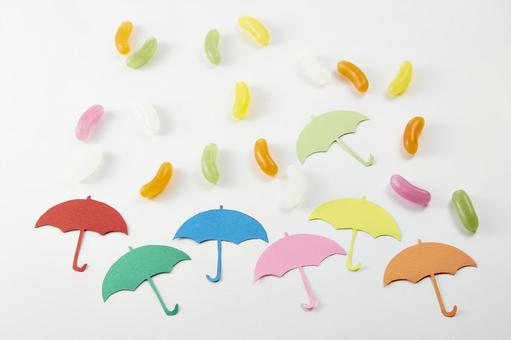 ペーパークラフト 傘 ペーパークラフト 傘 ペーパークラフト,雨,紙の写真素材