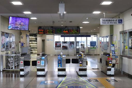 JR熊取駅 改札 通勤・通学イメージ JR熊取駅 改札 通勤・通学イメージ jr熊取駅,熊取駅,改札の写真素材