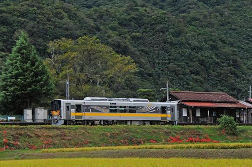 DEC700　ディーゼルカー　因美線 鉄道,電車,線路の写真素材