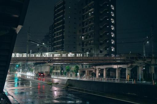 真夜中の電車 真夜中の電車の写真