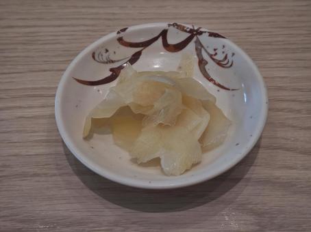 がり がり ガリ,生姜,ショウガの写真素材
