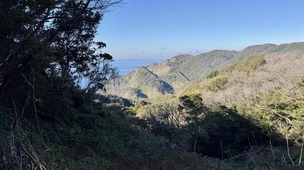 山脈 山脈,太平洋,海の写真素材