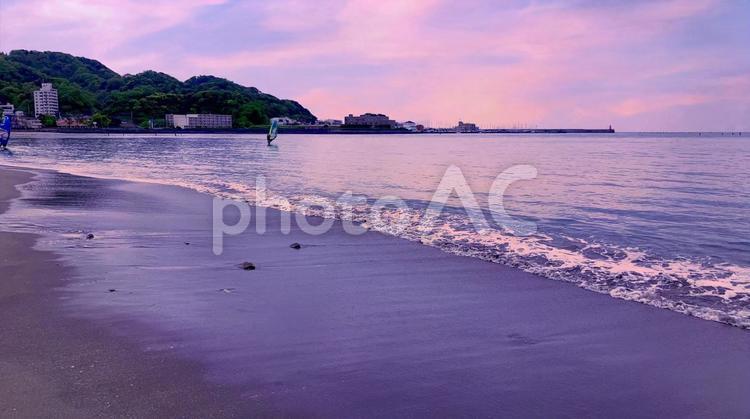 逗子で撮影した海 海,逗子,綺麗の写真素材