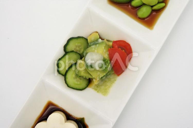 アボカドの酢の物　野菜のマリネ アボカド,酢の物,マリネの写真素材