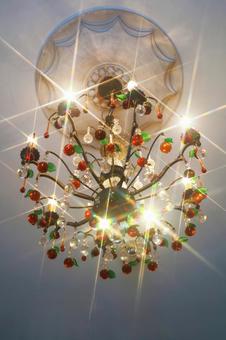 シャンデリア シャンデリア,電球,古いの写真素材