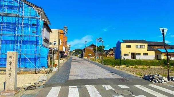 夏の奥能登 2025輪島朝市通り:1 夏の奥能登 2025輪島朝市通り:1 能登,奥能登,輪島の写真素材