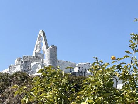 未来心の丘 未来心の丘,耕三寺,しまなみ海道の写真素材