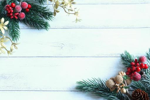 クリスマスのイメージのフレーム　２ クリスマス,冬,フレームの写真素材