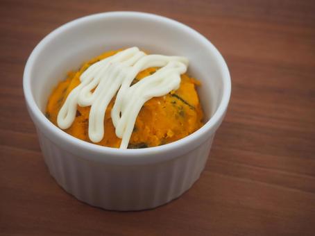 かぼちゃサラダ かぼちゃサラダの写真