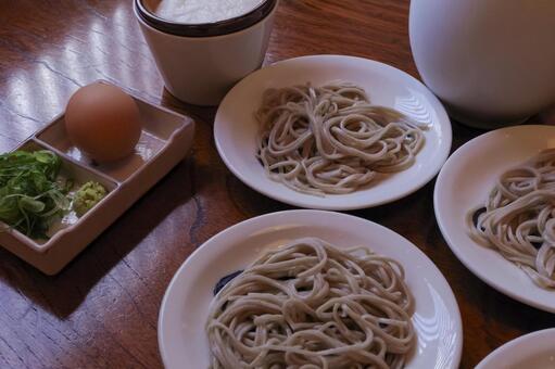 兵庫県豊岡市の名物・出石皿そば 出石そば,出石皿そば,皿そばの写真素材