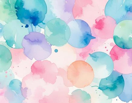 水彩の水玉の背景壁紙の写真