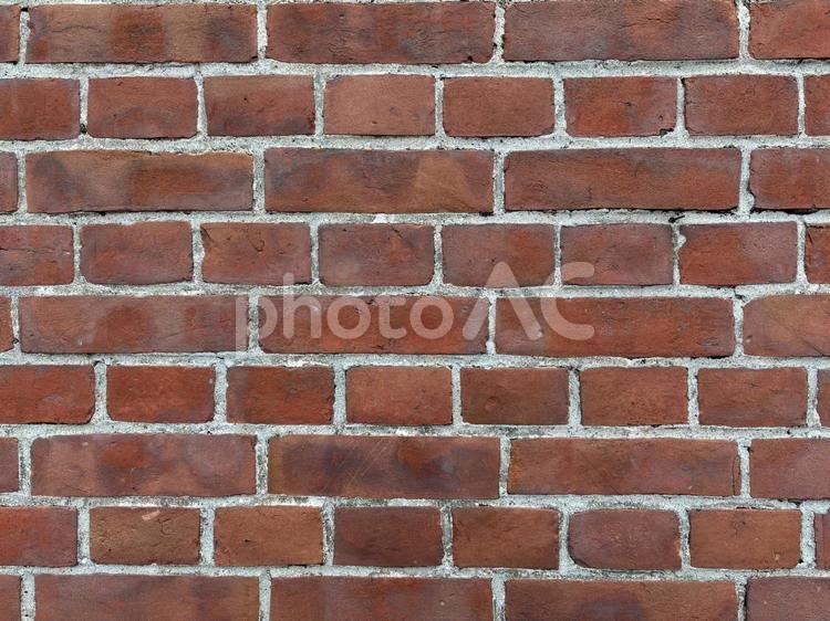 赤レンガの壁 レンガ,壁,赤レンガの写真素材