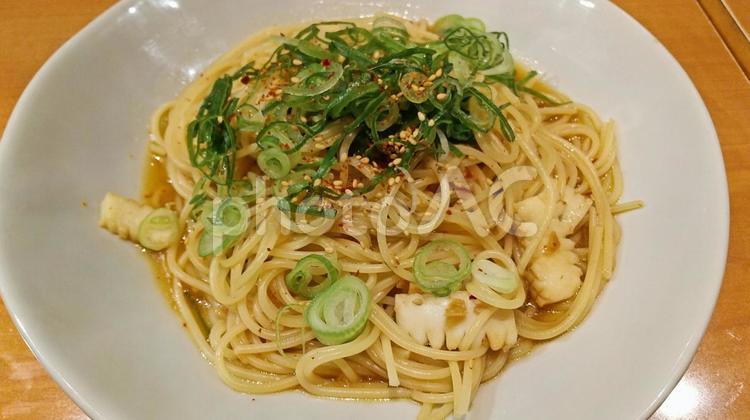イカとオクラの和風パスタ イカとオクラの和風パスタ,パスタ,麺類の写真素材
